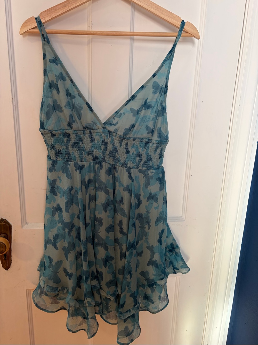 Butterfly Print Urban Outfitters Minidress